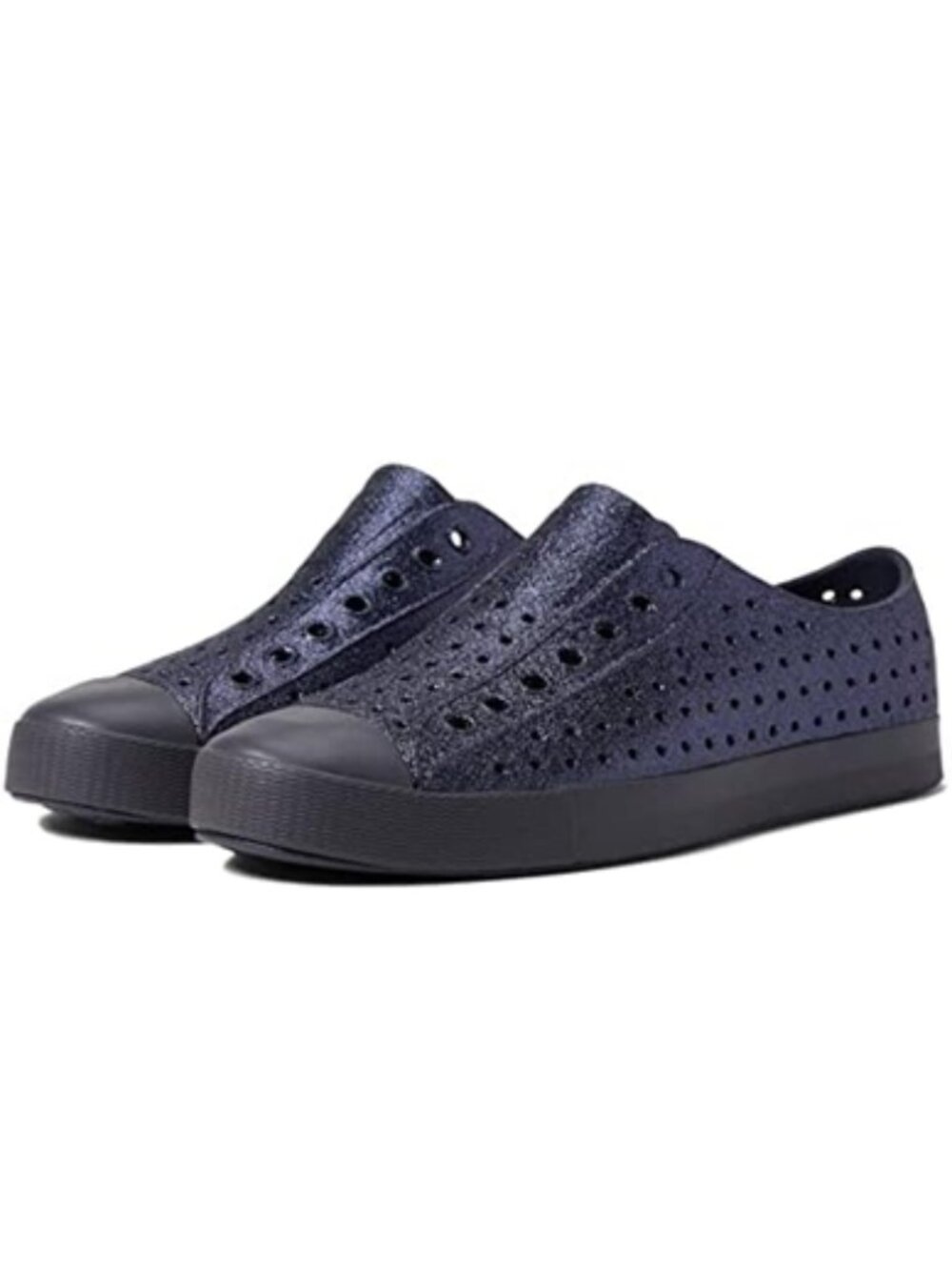 NEW Native Shoes Kids Jefferson Bling Glitter Slip On Vegan Water Beach Shoes 13